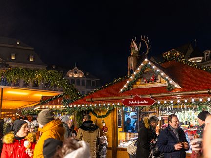 Markt auf dem Coburger Weihnachtsmarkt